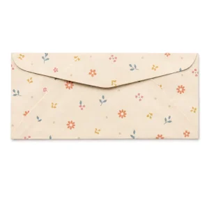 Custom Printed Textured Paper Envelope Snowflake Star Pattern Square Size for Christmas Holiday Card Mailer