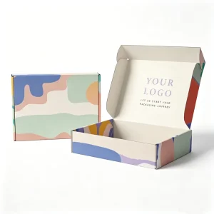 Custom Printed Unique Corrugated Shipping Box Packaging Custom Gift Box Logo Cardboard Mailer Paper Box for Cosmetic Products