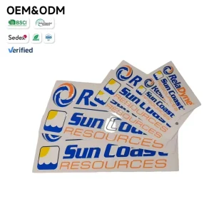 Custom Printed Waterproof 3D Logo Labels Personalized Deal Custom Transferable Logo Sticker