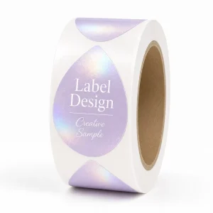 Custom Printed Waterproof Anti Ultraviolet Vinyl Roll Stickers With Glossy Matte Holographic Logo Options And UV Printing