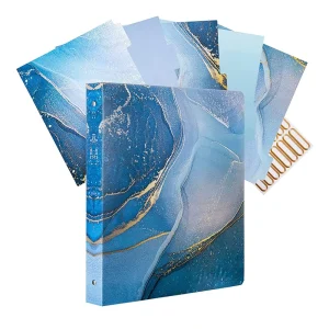 Custom Printing A5 A4 B5 Paper File Folder Binder Unique Design Binder Document Folder With Dividers 3 Rings Binder File Holder