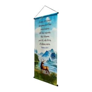 Custom Printing Anime Fabric Poster With Plastic/ Aluminium Rod Wall Scroll Wall Hanging Poste