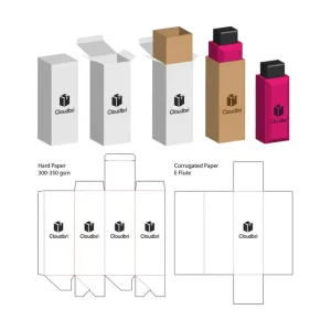 Custom Printing Eco Design Double Door Folding Rigid Cardboard Premium Gift Packaging Paper Box with Handle