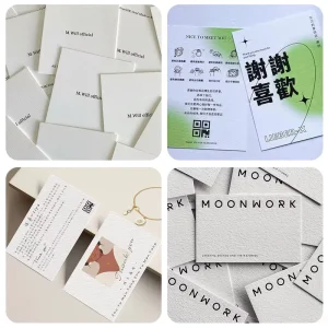 Custom Printing Foldable Paper Instruction Insert Card Colorful Thank You Cards Invitation Wedding Cards