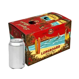 Custom Printing Free Template 6 Packs 12oz Beer Soda Vodka Wine Juice Cans Packaging Coated Reusable