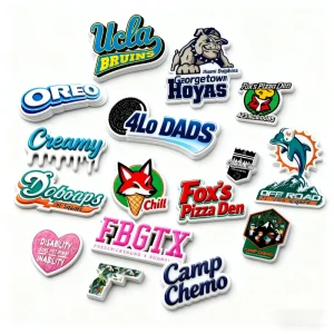 Custom Printing Logo Design Cartoon Car Label Sticker Waterproof Vinyl Adhesive Die Cut Packaging Label Other Packaging Product
