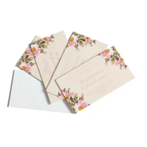 Custom Printing Luxury Greeting Paper Card Colorful Invitation Card Thank You Gift Greeting Card Digital Printing Art Paper