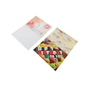 Custom Printing Oversized Rewritable Greeting Cards