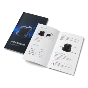 Custom Printing Paper Flyer Catalogue Brochure Booklet Instruction Manual Products