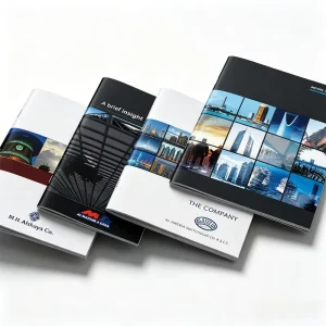 Custom Printing Product Catalog Coated Paper Business Pamphlet Brochure