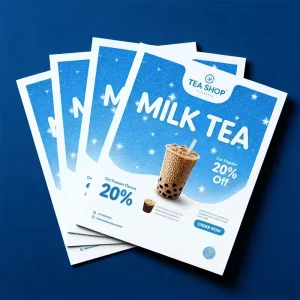 Custom Printing Services For Posters & Cardboard Folding User Manuals Simple Product Leaflets Printed Brochures On-Demand