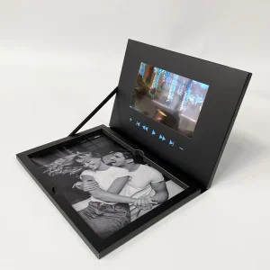 Custom Printing Softcover 4.3” 5” 7” 10.1” LCD Screen Video Book Brochure for Business