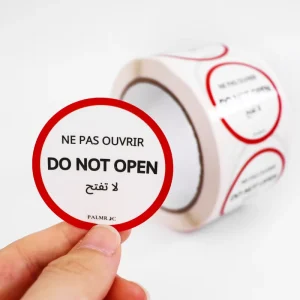 Custom Printing Sticker Round Paper Product Adhesive Label Paper Waterproof Circle Label Sticker Roll