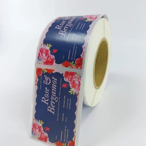 Custom Printing Waterproof Durable Label Vinyl Label Stickers Roll Logo Stickers for Packaging Roll Labels Private Sticker