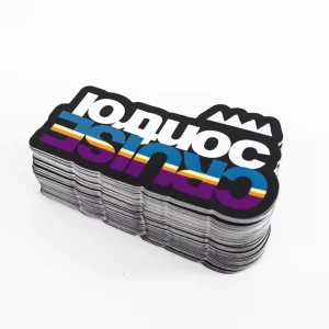 Custom Printing Waterproof Vinyl Decorative Stickers Die Cut Stickers Adhesive Pvc Label Sticker