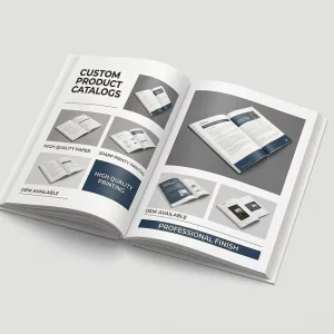 Custom Product Catalog Printing Bulk OEM Brochure Printing Company Catalogs
