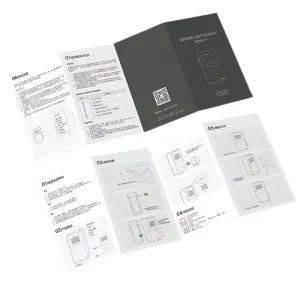 Custom Product Instruction Manual Printing Books Offset Printing Booklet Double Side Print Use Manual Brochures