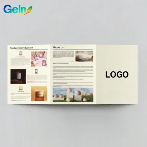Custom Product Manual Folded Instruction Booklet Paper Brochure Catalog Printing