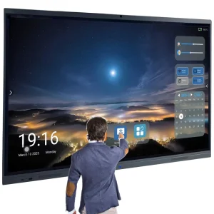 Custom Products Ideas 4K Android Touch Screen Interactive Whiteboard Smart Board for Teaching Corporate Meeting