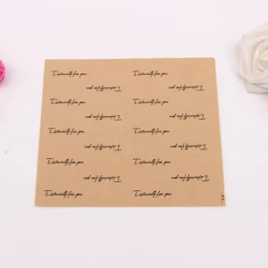Custom Professional Factory Craft Paper Food Products Label Stickers Adhesive Printing Bottle Medical Waterproof Sticker Label