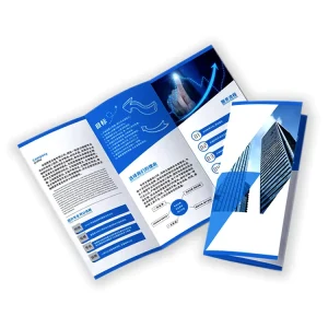 Custom Promotional Advertising Folded Leaflet Booklet Flyer Brochure Printing Service