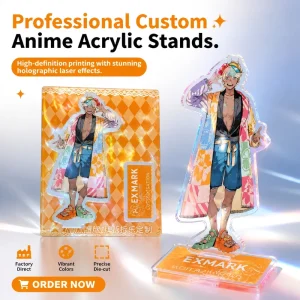 Custom Quicksand Acrylic Standee Liquid Filled Character Display OEM Supplier