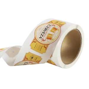 Custom Roll Labels for Food Daily Products Waterproof Self Adhesive Stickers for Snack Beverage Brand Packaging