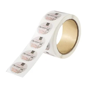 Custom Roll Stickers Full Color Printed Cartoon Text Labels for Food Container Retail Product Marking