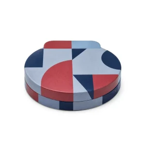 Custom Round Tin Box 80x76x16mm Metal Mint Candy Sticker Storage Container for Creative Gifts Promotional Packaging Reusable