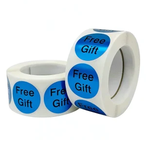 Custom Self-Adhesive Printed Stickers and Waterproof Packaging Labels with Advertising Logo