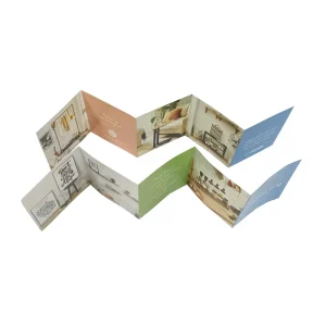 Custom Shape Coated Paper Leaflet Glossy Lamination UV Printing Varnishing Durable Art Paper Brochure Booklet Printing Paper