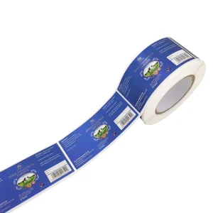 Custom Shape Glossy Strong Adhesive Paper Health Product Label Stickers Eco Friendly Waterproof Oil Proof Features Custom