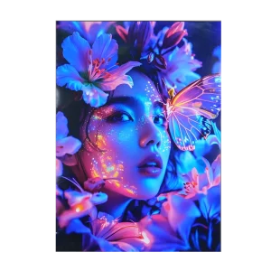 Custom Single-Sided Digital Printing Embossed Fancy Paper Posters Recyclable for Advertising