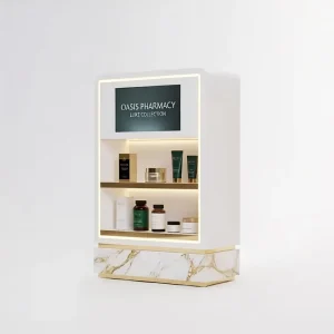 Custom-Size Acrylic Display Fixture for Cosmetic Stores