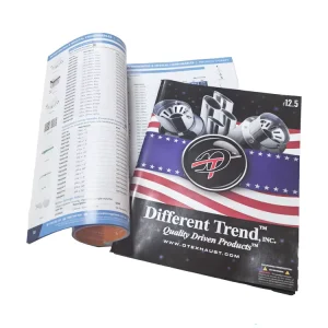 Custom Size CMYK Color Embossed Perfect Bound Books Custom Logos Manuals Journals Magazines Catalogs Brochures Flyers Letters