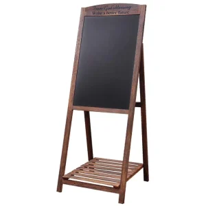 Custom Size Color Folding Standing Outdoor Wood Blackboard Chalkboard Advertising Wooden Sign Board for Restaurant
