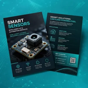 Custom Size Flyers, Foldable Leaflets & Brochures, Promotional Pamphlets Suitable for Electronic Components Sales Promotion
