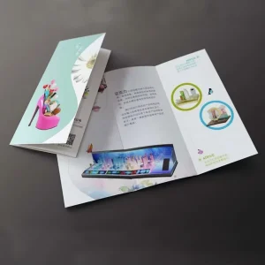 Custom Size Folded Leaflet Printing with Offset Printing on Cardboard Custom Logo & Design Options OEM Branding