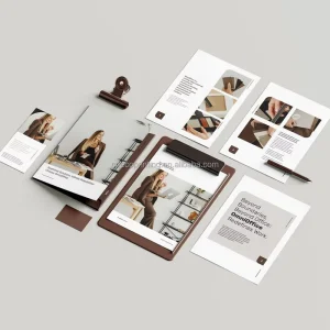 Custom Size Logo Design Printing Profesional Business Identity Corporate Presentation Paper A4 File Folder