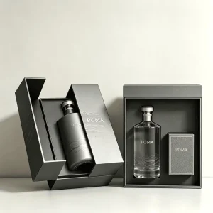 Custom Size Logo Printing Double Door Magnetic Cardboard Premium Gift Paper Box For Spirits Bottles Wine Whisky Champagne
