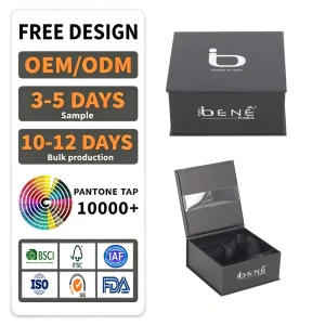 Custom Size Magnetic Gift Box with logo Book Shape Box Silk Satin Inner Pillow Luxury Wristwatch Packing Boxes Cardboard