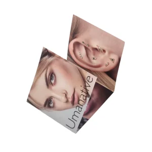 Custom Size Paper Flyers Paper Brochure Advertising Flyer Paper Printing Leaflets Cosmetic Makeup Skincare Business