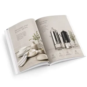 Custom Softcover Catalog Brochure Printing Full Color Product Booklets for Business