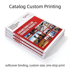 Custom Softcover Product Catalog Printing Full Color Offset Printing Service Brochure