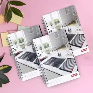 Custom Spiral Catalog Bulk High Quality Full Color Printed with Logo for Product Display Brand Promotion Trade Shows