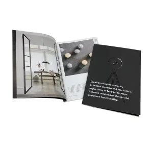 Custom Square Brochure & Catalog Printing Full Color Booklet Digital Printing