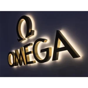 Custom Stainless Steel Backlit 3D Outdoor LED Channel Letter Storefront Sign