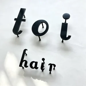 Custom Standard-Size Outdoor Welded Metal Letters for Building Tops