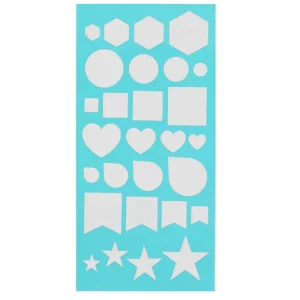 Custom Stencil Templates Textures for Scrapbooking Planner Journal
