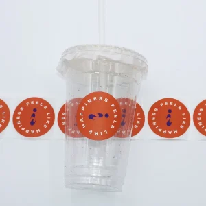 Custom Stickers and Labels Roll Personalize with Your Logo Roll Waterproof Vinyl Adhesive Food Product Label